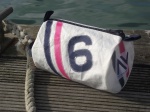 o)  Diagonal stripes and numbers