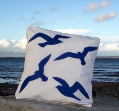 3b Seagulls Sailcloth Cushions