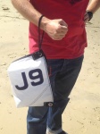 Personalised sailcloth wash bag